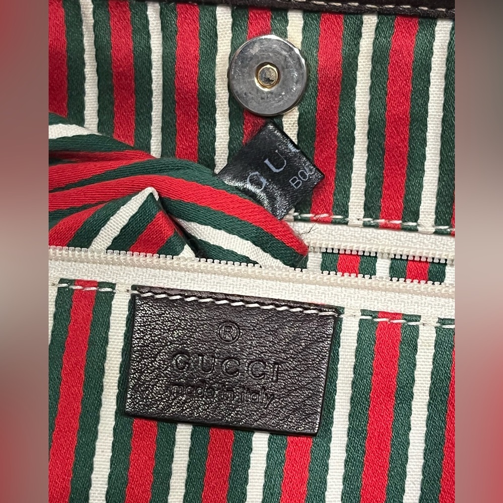 Gucci Brown and Tan Shoulder Bag - Picture 10 of 12